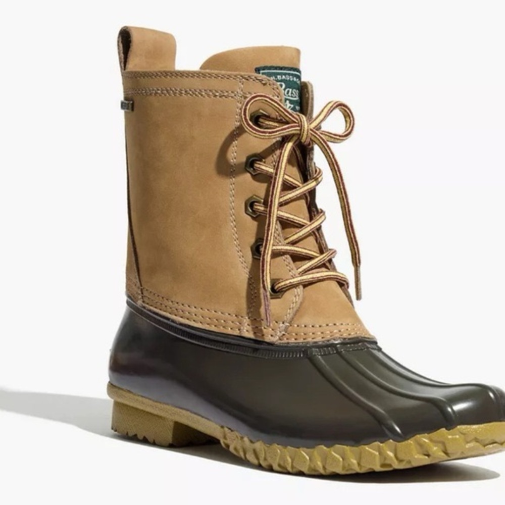Madewell G.H. Bass & Co. Mallard Duck Boots, Size 9M, Winter Boots